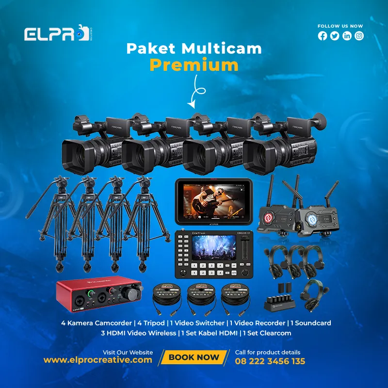 Paket Multicam Premium ELPRO Creative