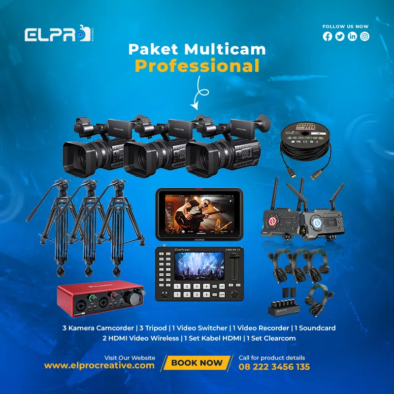 Paket Multicam Professional ELPRO Creative