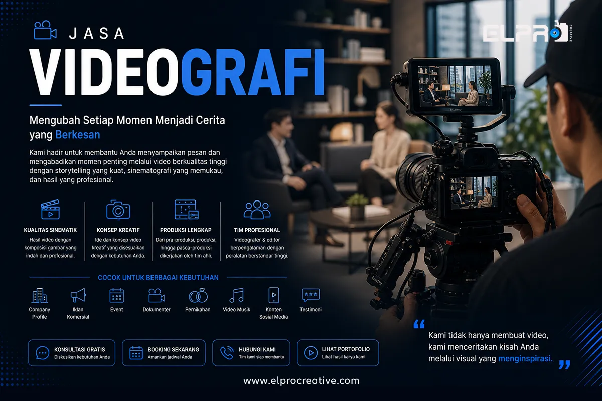 Jasa Videografi Murah untuk Berbagai Kebutuhan Anda