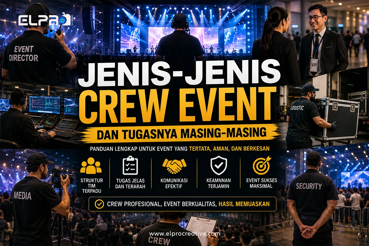 12 Jenis-Jenis Crew Event dan Tugasnya Masing-Masing: Panduan Lengkap Dunia Event